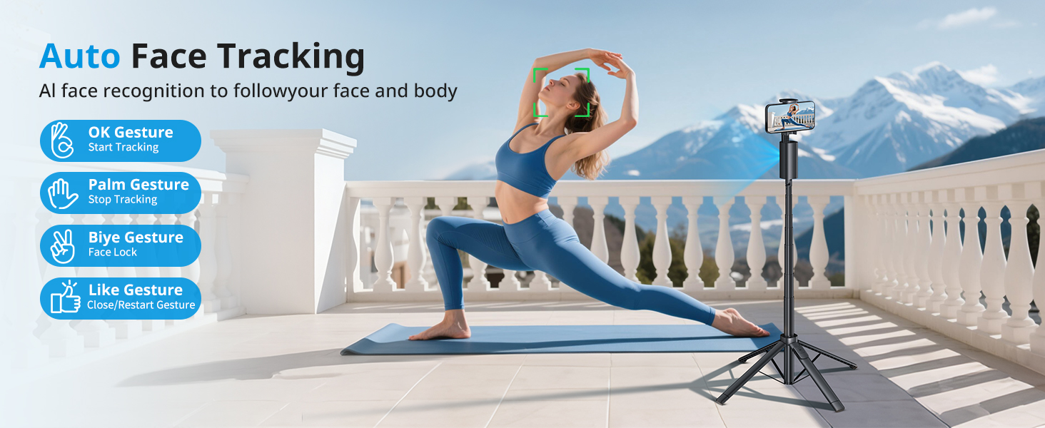 auto tracking tripod for iphone