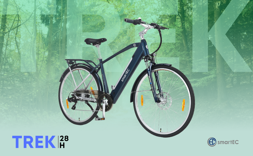 smartEC Trek-28H Pedelec E-Bike Elektrofahrrad Rahmenakku Akku Trekkingrad Cityfahrrad Hollandrad