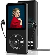 32GB MP3 Player with Bluetooth, Wodgreat Portable HiFi Lossless Music Players with Built-in Speak...