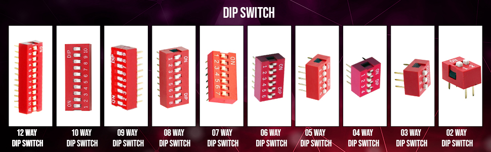 dip switch 4 way dip switch smd dip switch 1 bit 8 way dip switch dim and dip switch