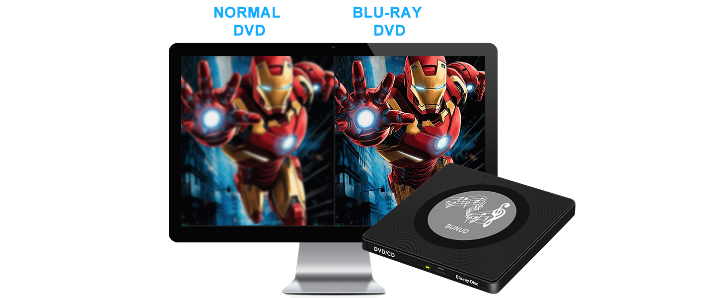 external blu ray drive dvd/bd player read/write portable blu-ray drive dvd burner 3D blu ray