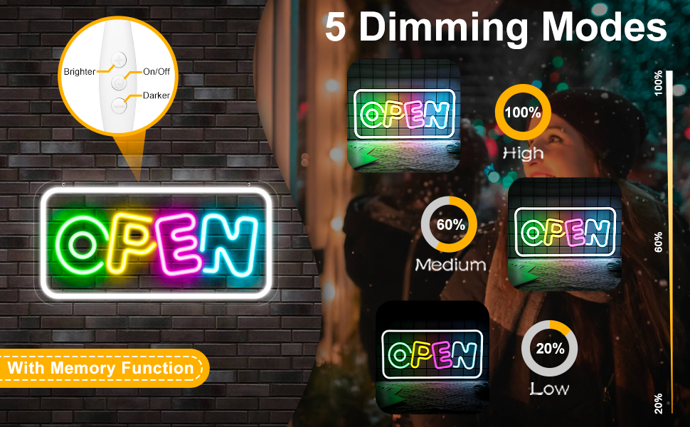 open signs