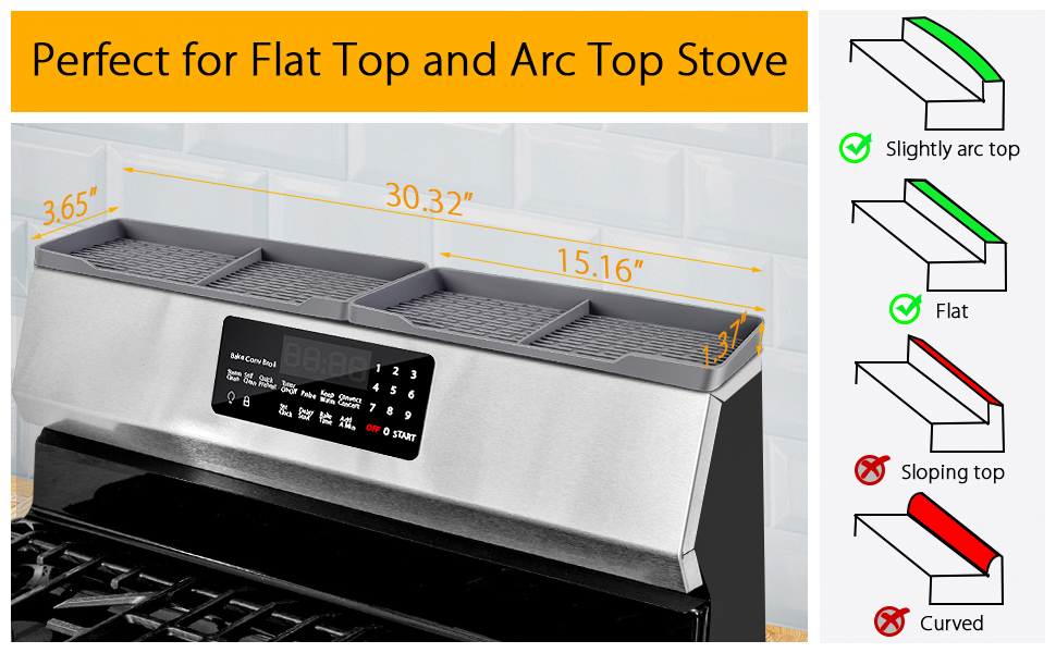 VGIGCICV Stove Top Shelf Space saving Spice Rack