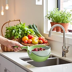 2 in 1 Kitchen Colander