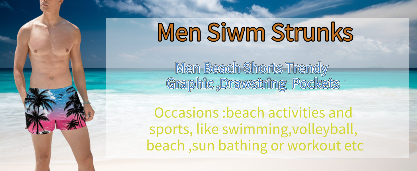 mens swim trunks