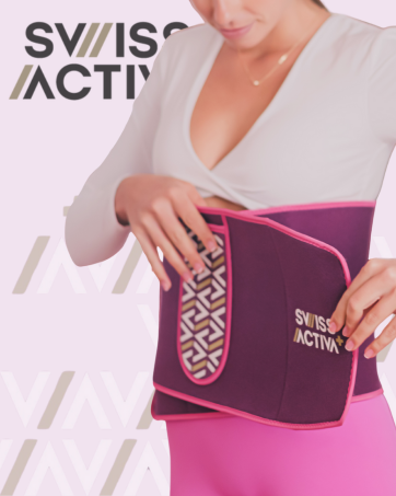 Swiss Activa+ 3lb Dumbbell Set of 2 for Women - Home Gym Workout Equipment+ best at home workout equipment and strength training equipment with Comfort Grip Handles. 21 SwissActiva+ waist trimmer waist trainer body shaper weight loss belt home workouts sweat belt