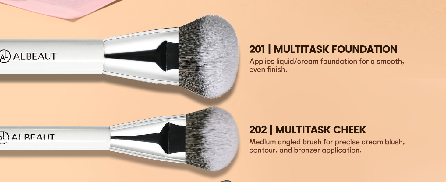 7pcs makeup brushes set professional foundation brush set