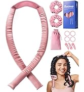 Umisleep 22 Momme 100% Mulberry Silk Heatless Hair Curler Set — Frizz-Free Hair Rollers for Women...