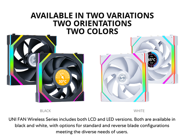 UNIFAN SL WIRELESS lcd 120 リバース Amazon.com: Lian Li UNI Fan SL LCD Wireless (Reverse Blade