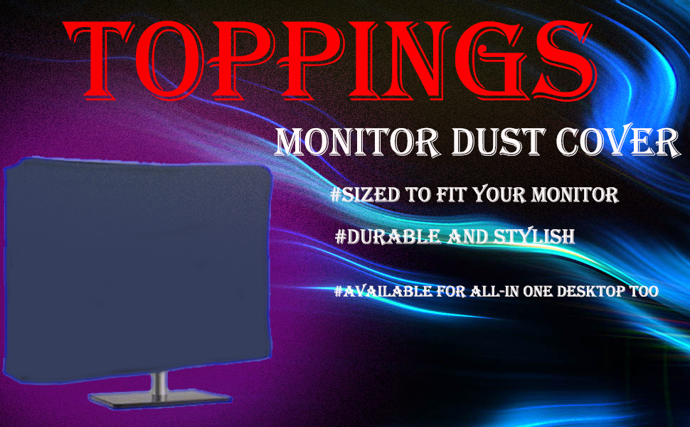 Toppings Dust Proof Computer Monitor Cover for Acer 15 inch Monitor