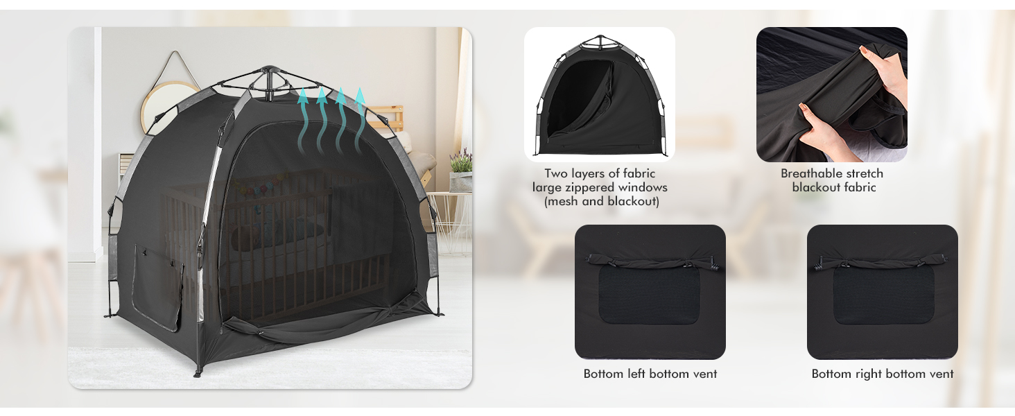 Pack N Play Blackout Cover