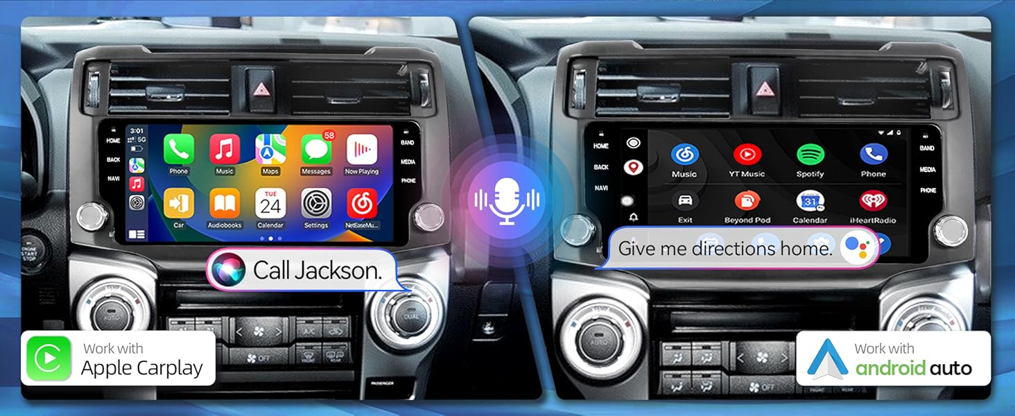 LASERTAIL Android 12 Car Stereo Radio for Toyota 4Runner