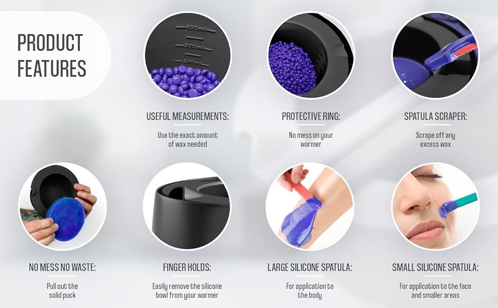 Tress Wellness Wax Warmer Silicone Liner Easy to Clean