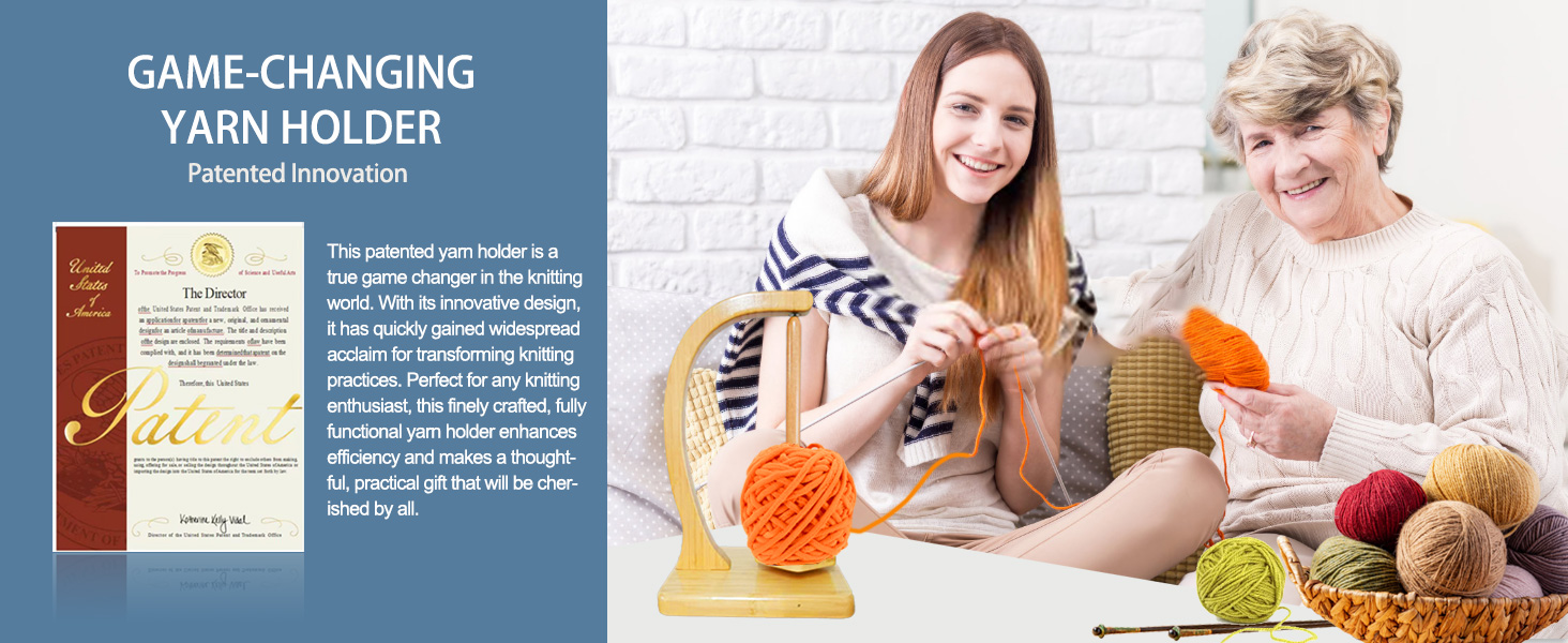 yarn holder for crocheting