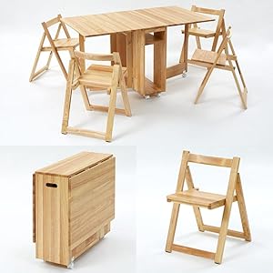 LOWYA 折りたたみダイニングテーブル 4人掛け ナチュラル Amazon｜LOWYA ロウヤ ダイニングセット ダイニングテーブル