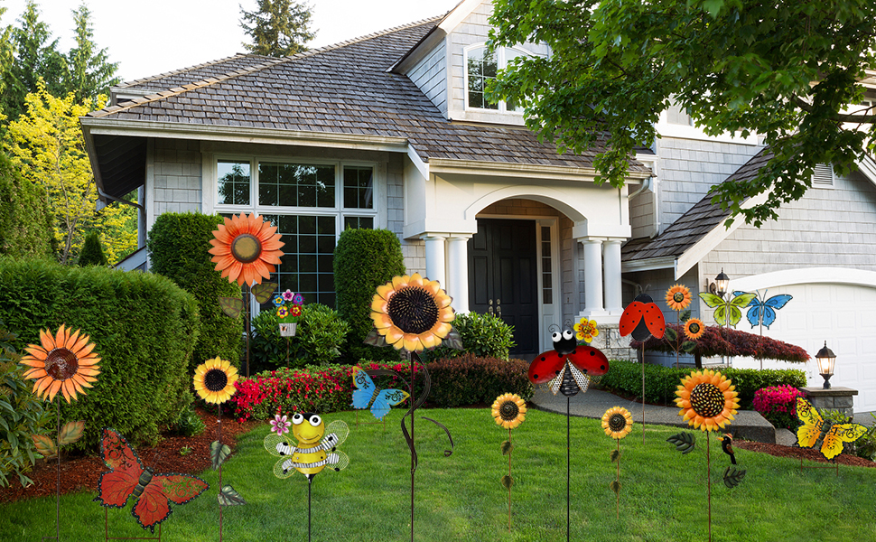 spring garden stake