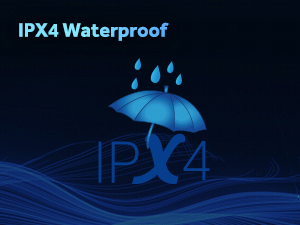IPX4 Waterproof