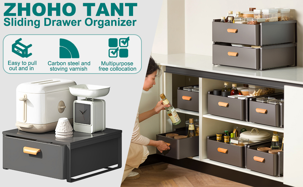 ZHOHO TANT Sliding Drawer Organizer, Super Heavy