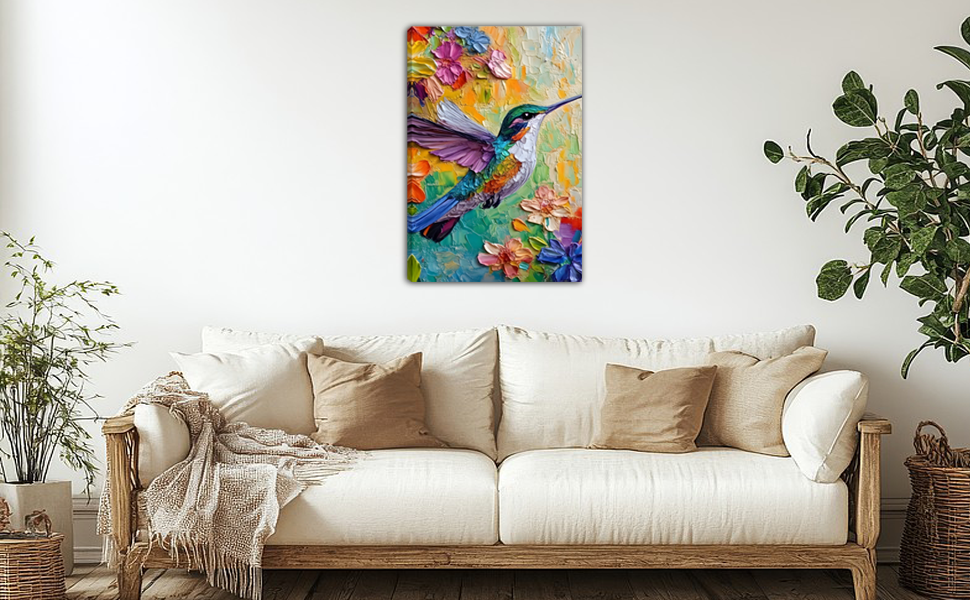 hummingbird wall art