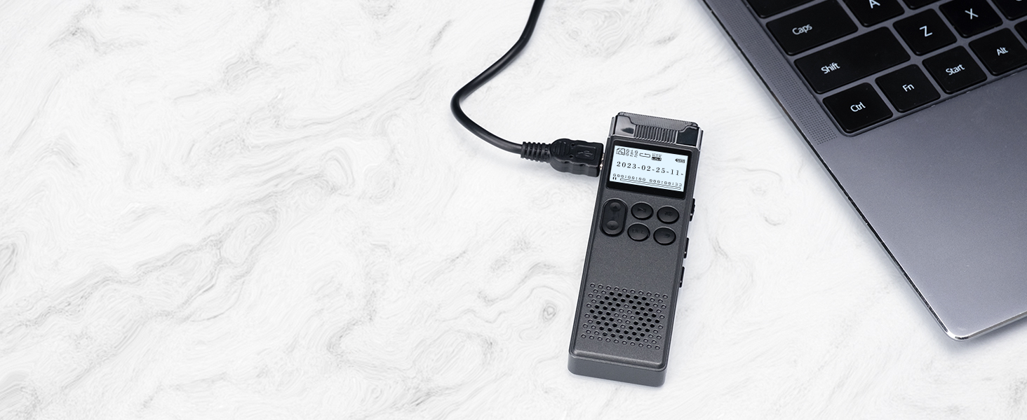80GB Digital Voice Activated Recorder with Playback Audio Voice
