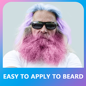 beard hair chalk