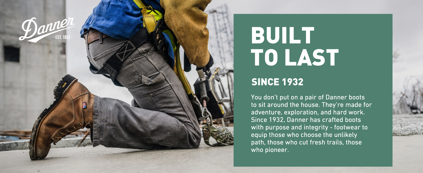 Danner Men's Quarry USA 8-Inch Alloy Toe Work Boot