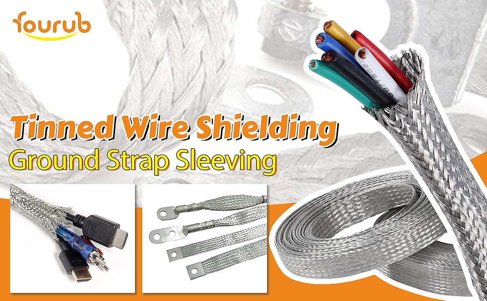 Flat Tinned Copper Wires Shielding Sleeving,Wire Cable