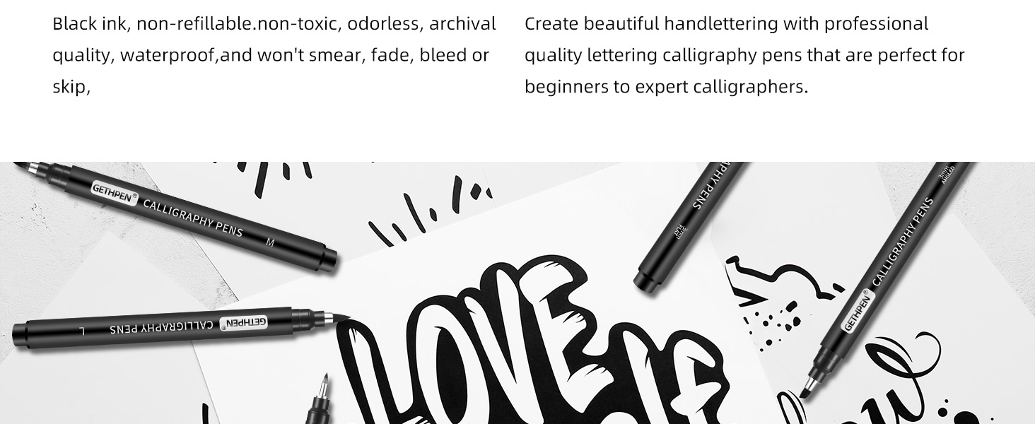 calligraphy set calligraphy kits for beginners writing brush pens calligraphy markers archival pens 