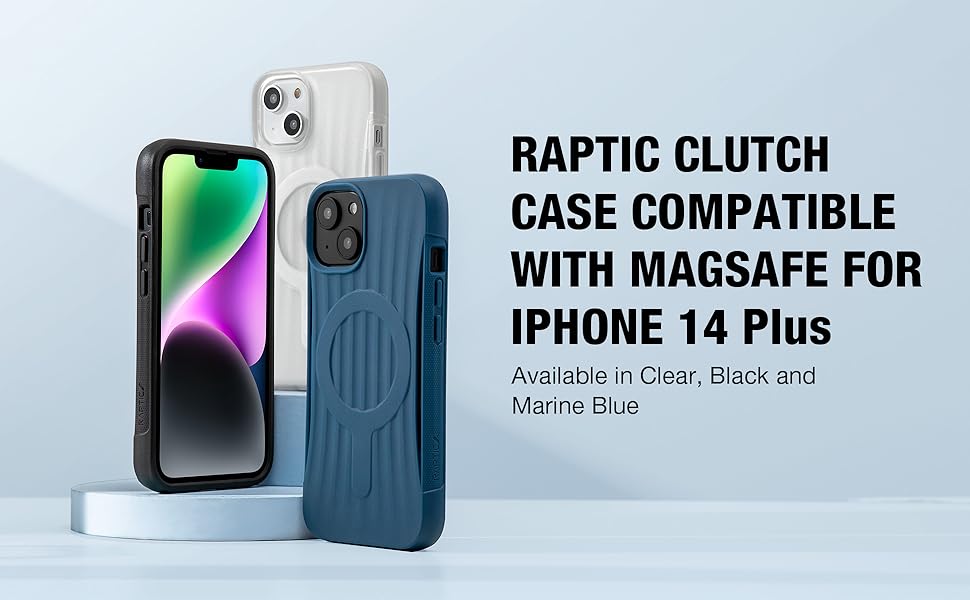 RAPTIC Clutch for iPhone 14 Plus Case, Compatible with