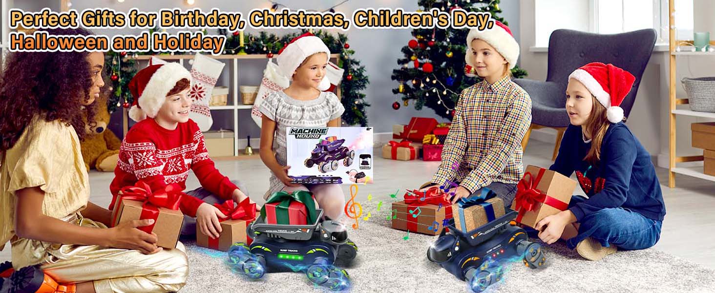 Robot Dog Toys for Boys Girls, Remote Control Car for Kids Ages 5-7, RC Car Stunt Kids Toys 