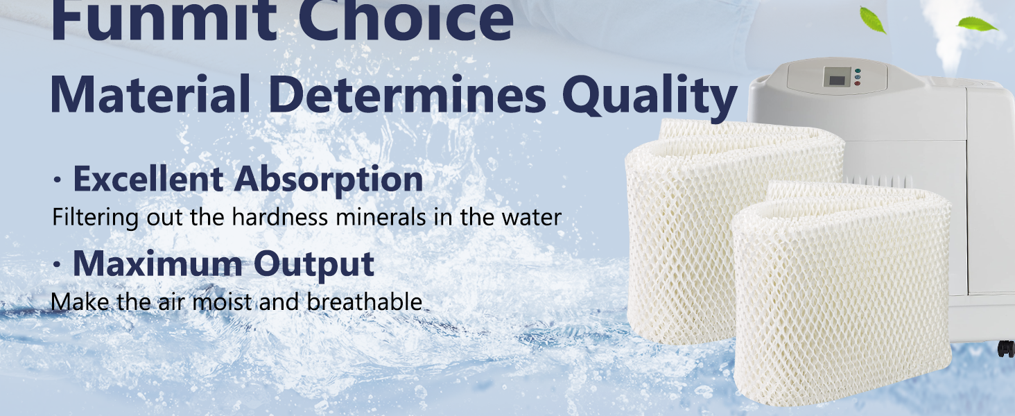MAF1 Super Humidifier Wick Filter (4 Pack) Replacement for