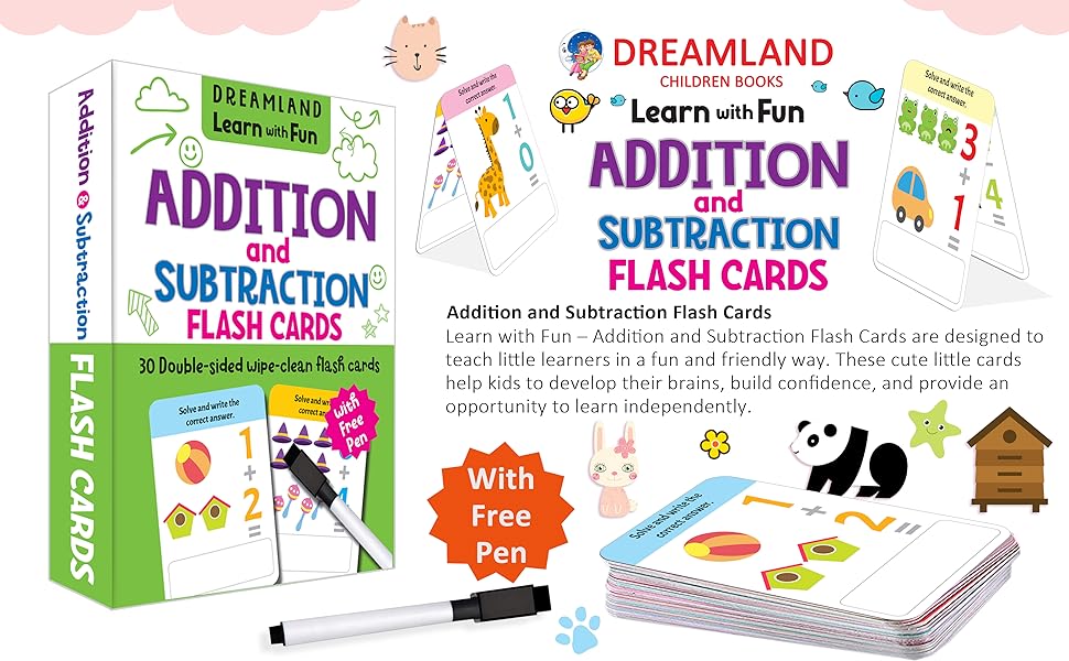 Buy Flash Cards Addition and Subtraction? 30 Book Online at Low