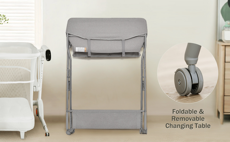 Maydolly Baby Changing Table, Portable Foldable Changing