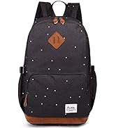 KAUKKO School Backpack - Bookbag, Spacious and Classy fits 14