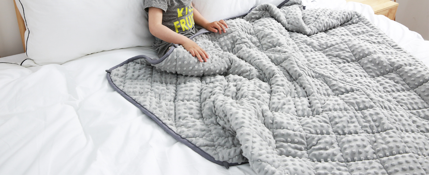 MAXTID Weighted Blanket for Toddler 3 lb 36x48 Polyester & Minky