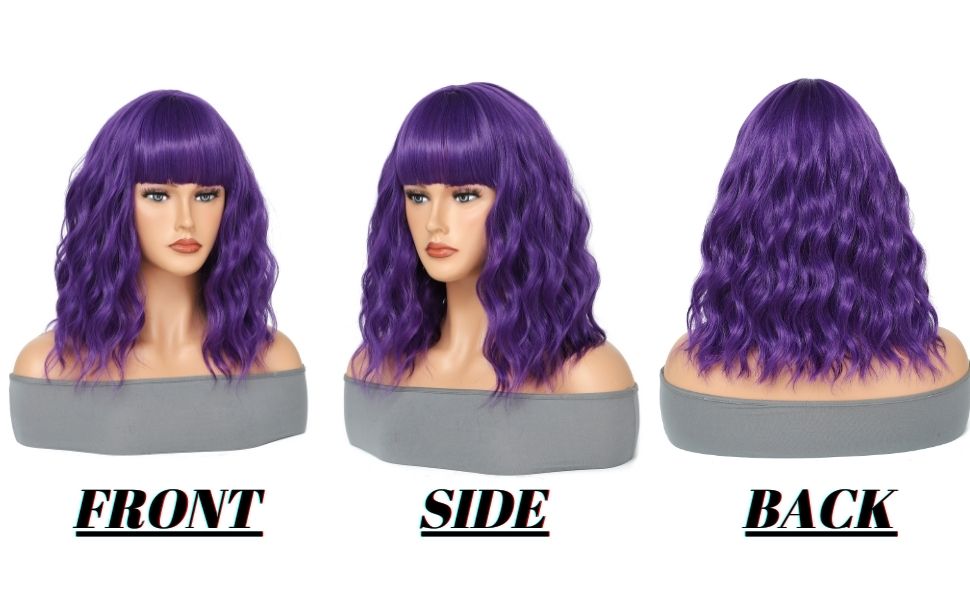 purple wig