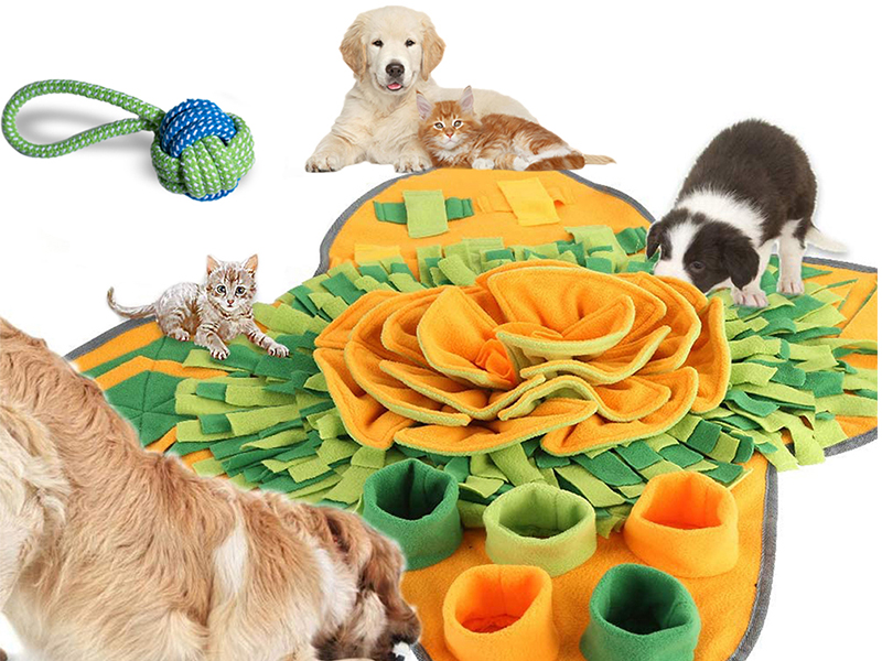 XUMMI Snuffle Mat for Dogs, Durable Foraging Feeding Mat, Pet Sniff Mat