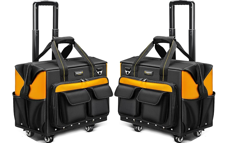 Rolling Tool Bag with Wheels