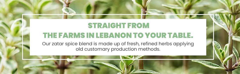 Farms in lebanon to your table. Spice blend fresh, refined herbs with customary production methods