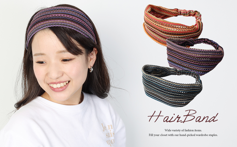 Amazon | [エムエイチエー] M.H.A.style ヘアバンド 21843 B