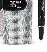 Belle Professional Nail Drill Machine, Sparkly Electric Nail File for Acrylic Nails, Cordless Por...