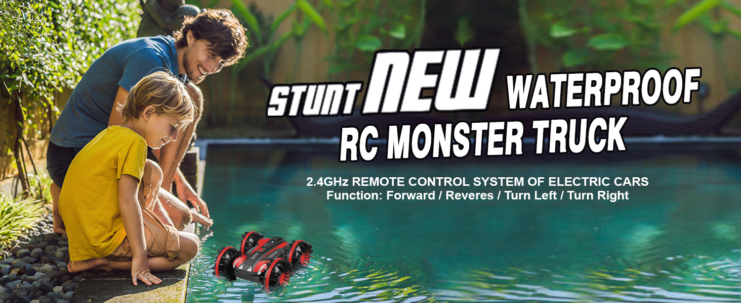 RC Monster Truck Stunt Car