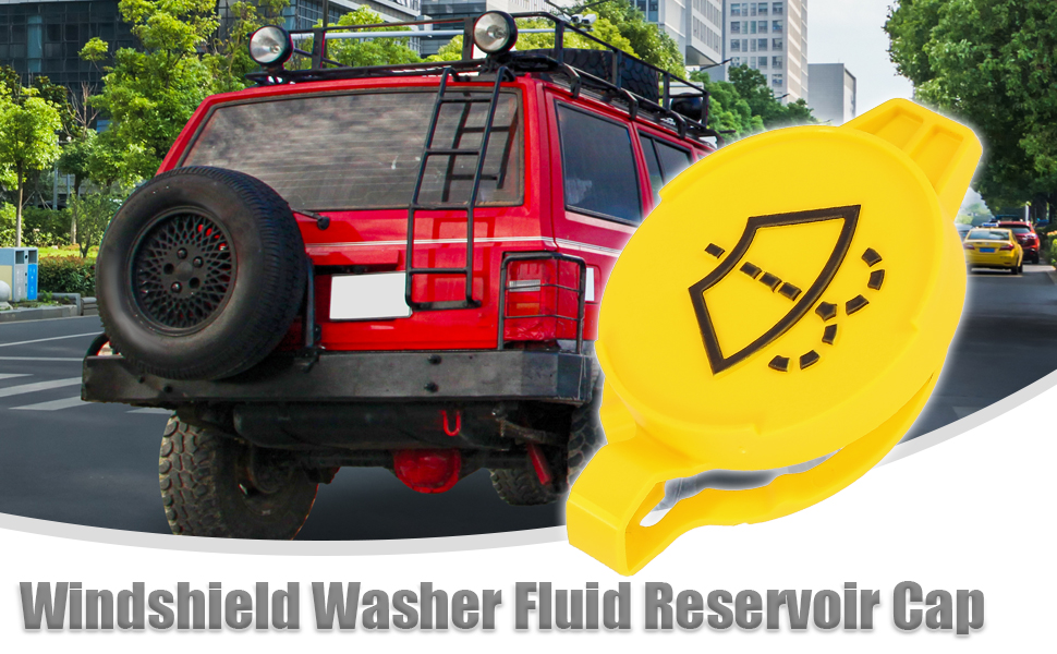 ACROPIX Windshield Washer Fluid Reservoir Cap Fit for Jeep Cherokee