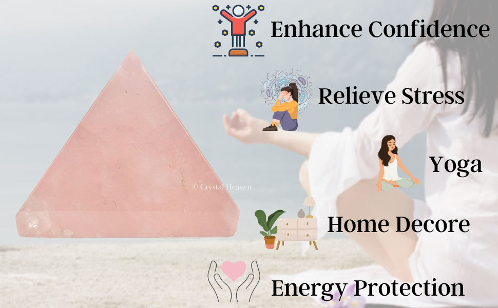 Crystals Pyramid for Positive Energy attracts success