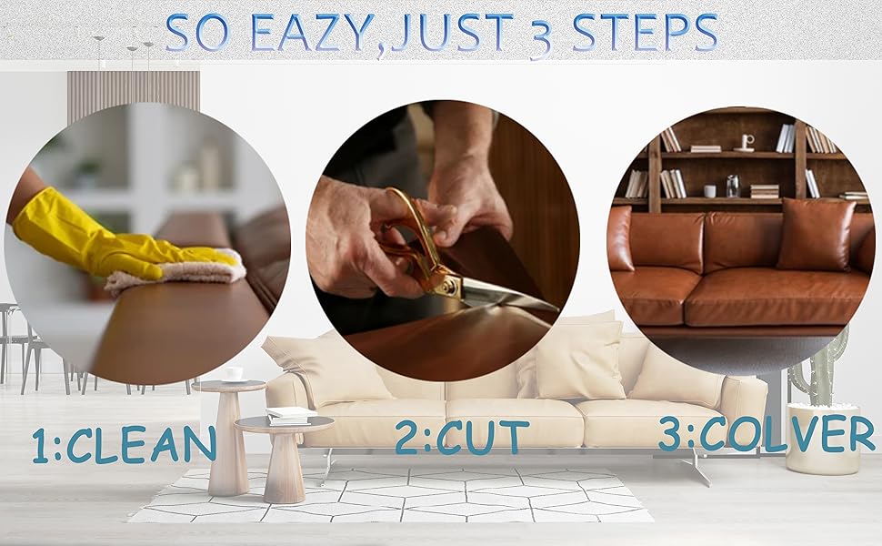 Self Adhesive Leather Repair Patch Kit, 31 in x 16 in Large Vinyl Leather Repair Tape for Furniture, Car Seat, Couch, Sofa, Chair Khaki 19 leather tape