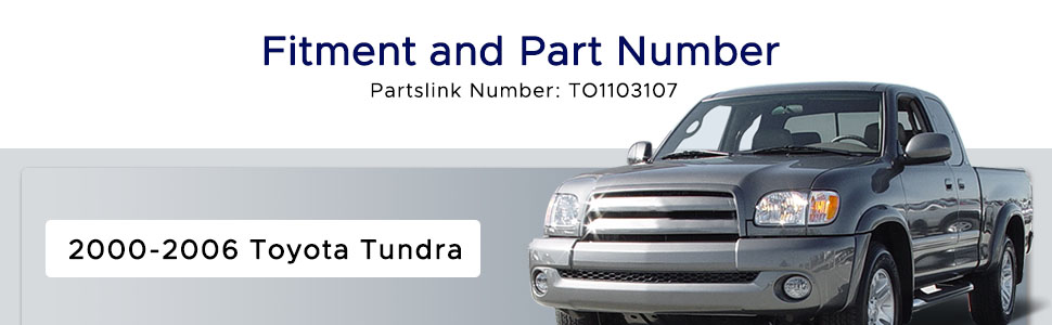 Rear Bumper Assembly 2000 2001 2002 2003 2004 2005 2006 Toyota Tundra