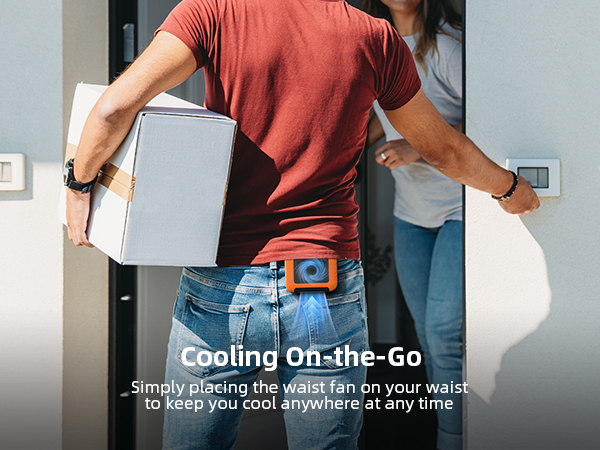 body fan portable waist fan personal fans portable rechargeable personal fan in shirt fan