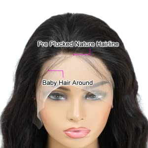 HD transparent lace front