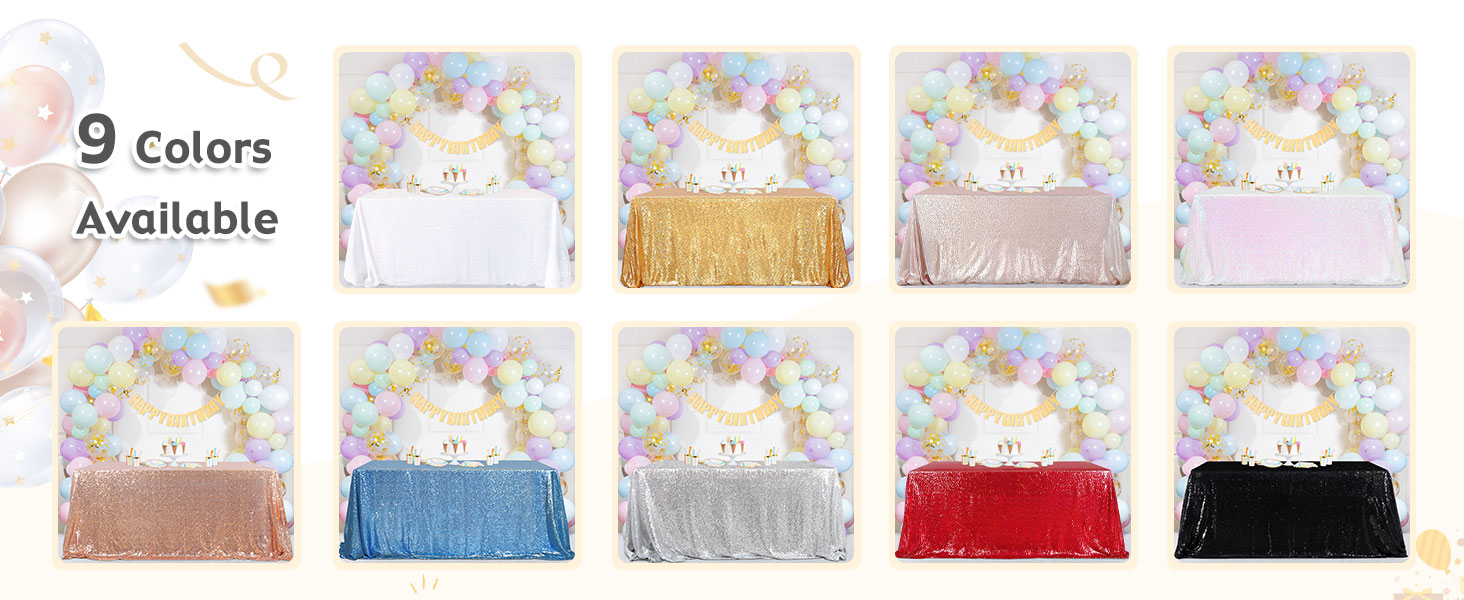 Sequin Tablecloth