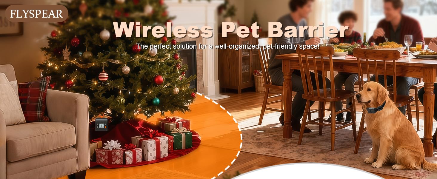 wireless pet barrier indoor home dog